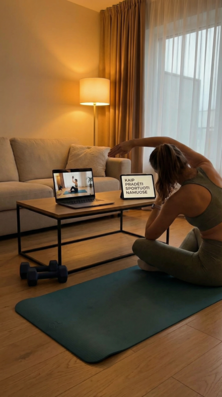 kaip pradeti sportuoti namuose sportas namuose